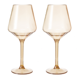 Saint Tropez Acrylic Stemmed Wine Glassware, Set of 2