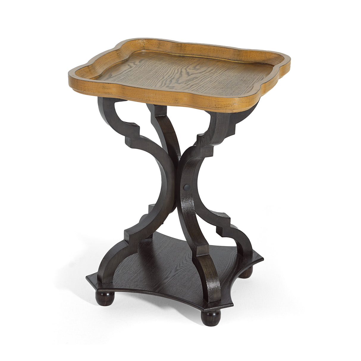 End Table (Natural + Black)