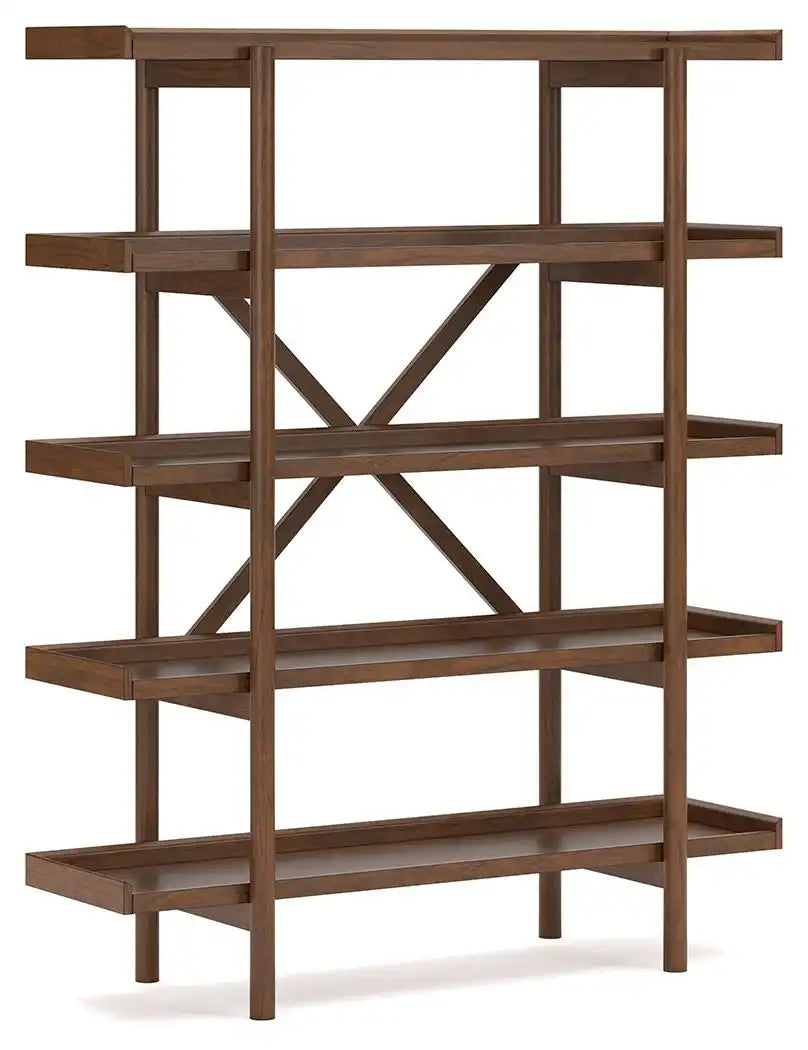 Lyncott - Bookcase - Brown - Best Buy Furniture