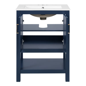 Modern Bathroom Vanity With Elegant Twill Design