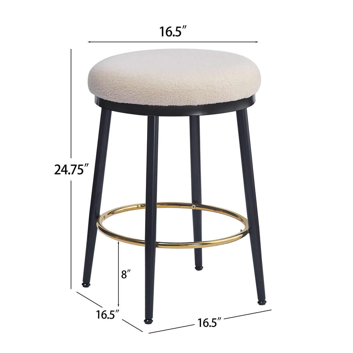 Stylish Design Counter Stools (Set of 2) - Best Buy Furniture