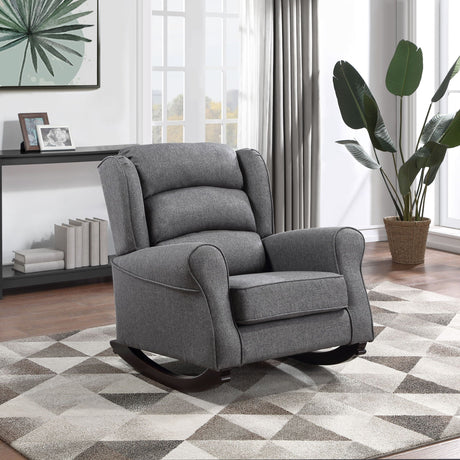 Fabien - Rocking Chair - Gray - Best Buy Furniture
