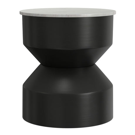 Maxine - Side Table - Black White