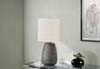 Lighting, Table Lamp, Ceramic, Contemporary - Gray / Cream - Best Buy Furniture