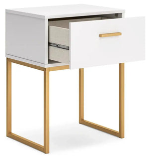 Socalle - One Drawer Night Stand - Best Buy Furniture