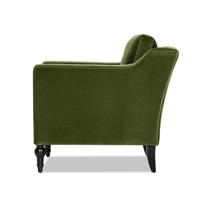 Josephine 33" Upholstered Accent Chair, Olive