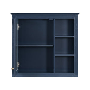 Wall Mounted Medicine Cabinet With Mirror And 3 Open Shelves