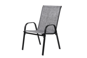 4 Piece Patio Chairs with Breathable Textilene Fabric