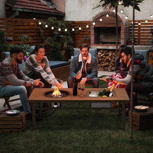 Aluminum Propane Fire Pit Table