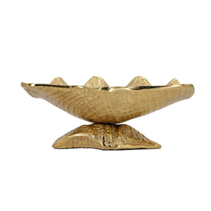 12x8x5.2" Aluminum Footed Bowl