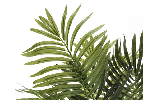 47" Tall, Artificial Plant, Areca Palm Tree, Indoor, Faux, Fake, Floor, Greenery, Potted, Real Touch, Decorative - Green / Black - Best Buy Furniture