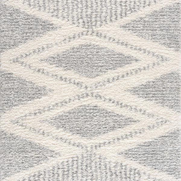 Trunding Plush Area Rug in Gray