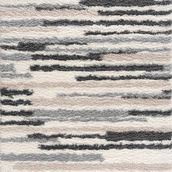 Zoya Irregular Striped Area Rug