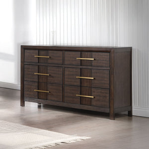 Kenzo - 6 Drawer Dresser - Walnut