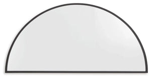 Denlow - Accent Mirror - Black - Best Buy Furniture