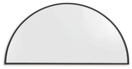 Denlow - Accent Mirror - Black - Best Buy Furniture
