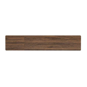 TV Stand For TVs Up To 85" With Soft-Close Doors, Open Shelf, Cable Management - Walnut