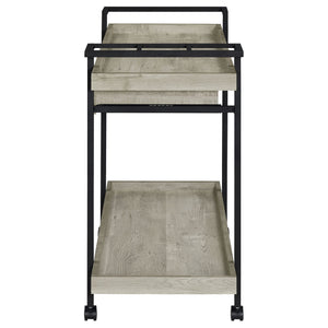 Begonia - 1 Drawer Cart - Driftwood