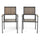 Vermilion - Outdoor Dining Chair With Vertical Slat And Wooden Arm - Best Buy Furniture