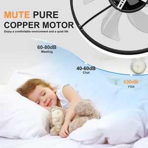 19.7" LED Ceiling Fan Light with Remote & App Control