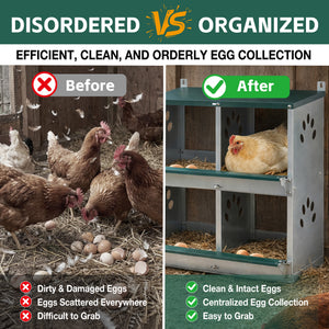 4 Compartment Chicken Nesting Boxes