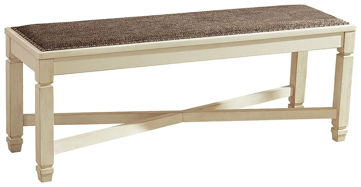 Bolanburg - Large UPH Dining Room Bench - Beige - Best Buy Furniture
