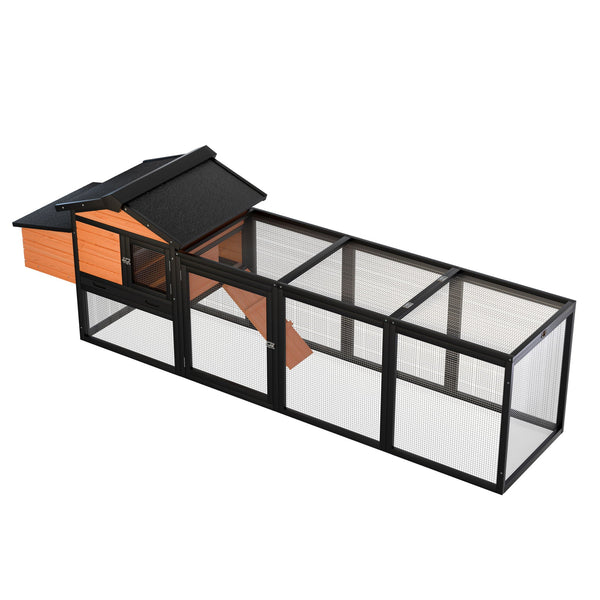 Chicken Coop With Run And Nesting Box