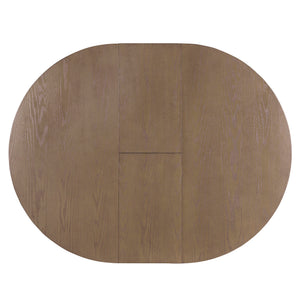 Dining Set With Extendable Round Table And 4 Upholstered Chairs