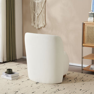 Modern Low Back Accent Upholstered Armless Living Room Chairs, Round Feet