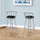 Swivel Stool Bar Height, Stylish Design Contemporary & Modern (Set of 2) - Best Buy Furniture