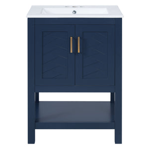 Modern Bathroom Vanity With Elegant Twill Design