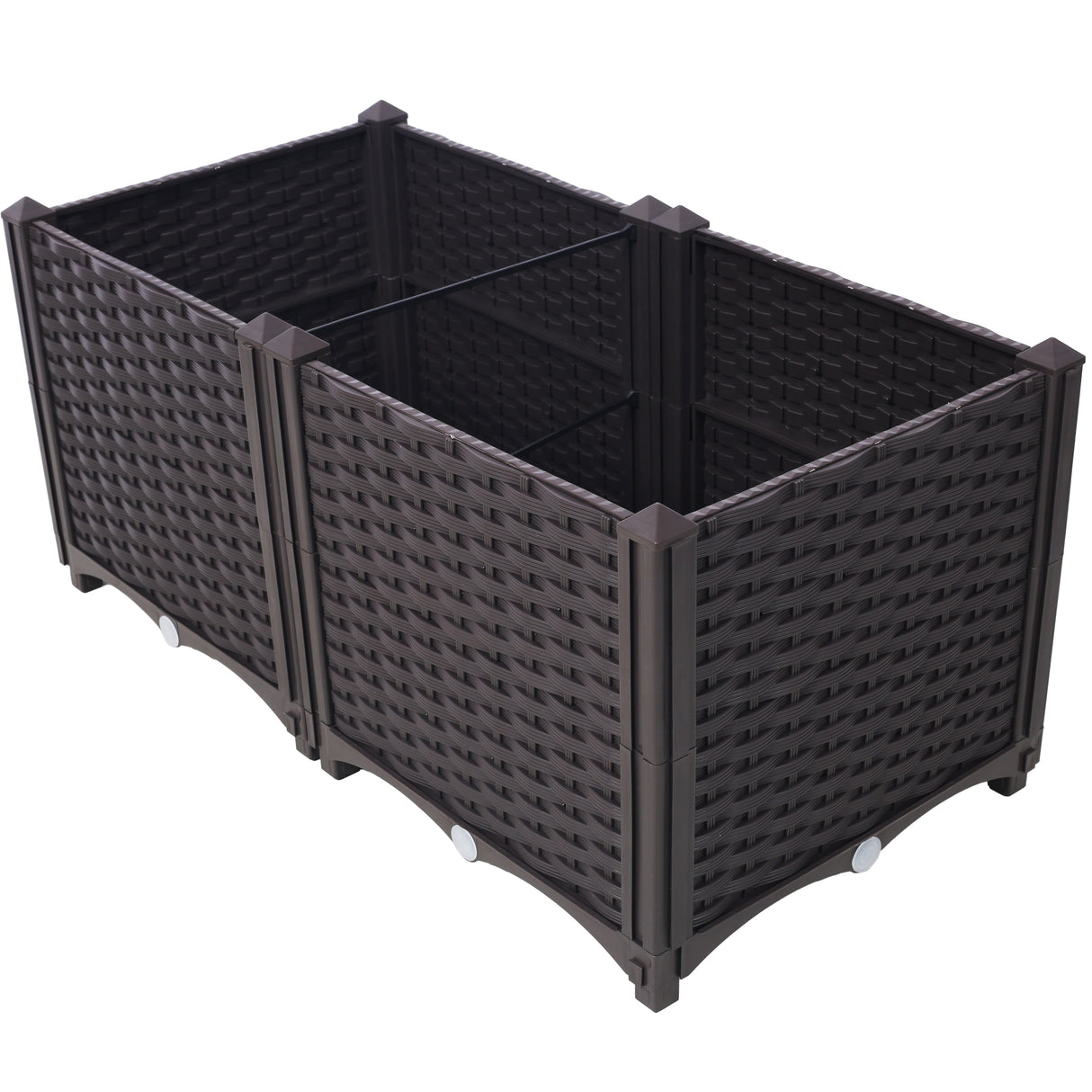 Deep Raised Garden Bed Plastic Planter Boxes
