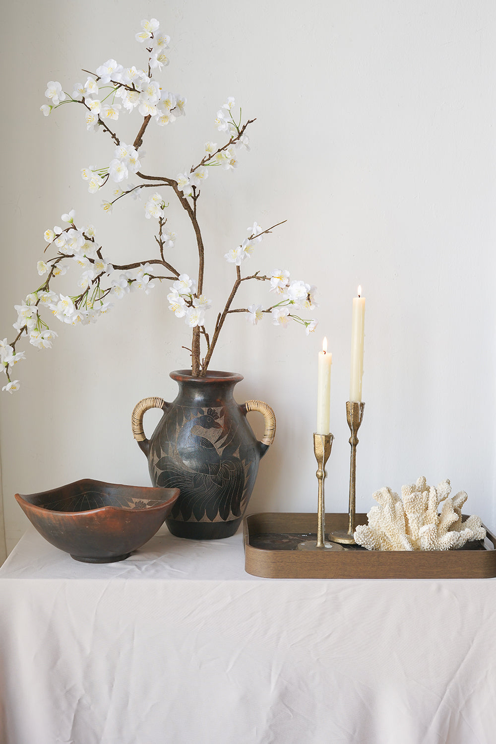 Artisanal Terracotta Decorative Bowl