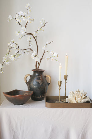 Artisanal Terracotta Decorative Bowl