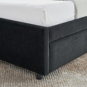 Upholstered Tufted Daybed Frame With Storage Drawers