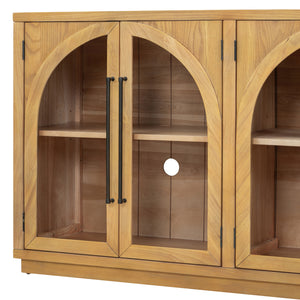 TREXM 4-Door Large Storage Sideboard Buffet Cabinet
