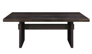 Jaramillo - 7 Pieces Dining Room Set - Gold / Rustic Espresso - Best Buy Furniture