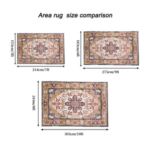 Vintage Bohemia Large Persian Non-slip Washable Area Rug