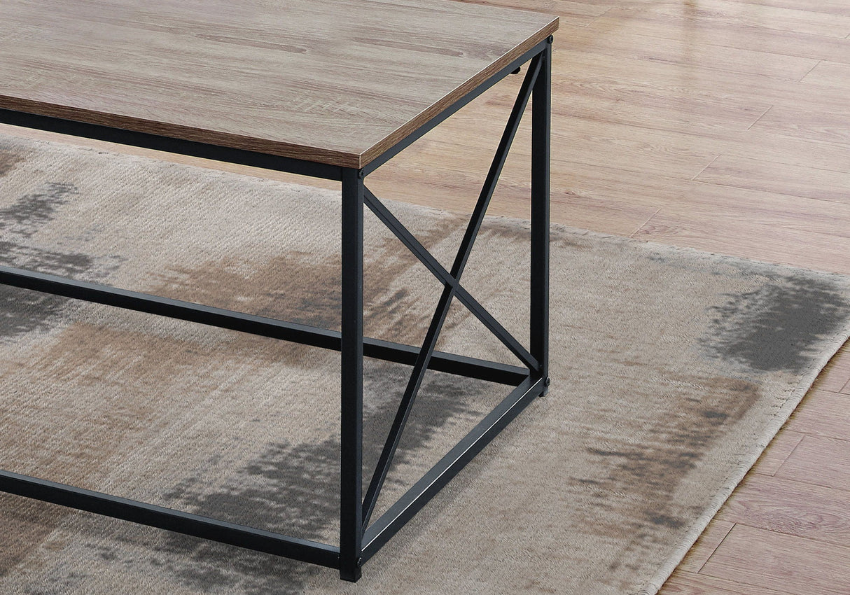 3 Pieces Table Set, Coffee, End, Side, Accent - Brown / Black - Best Buy Furniture