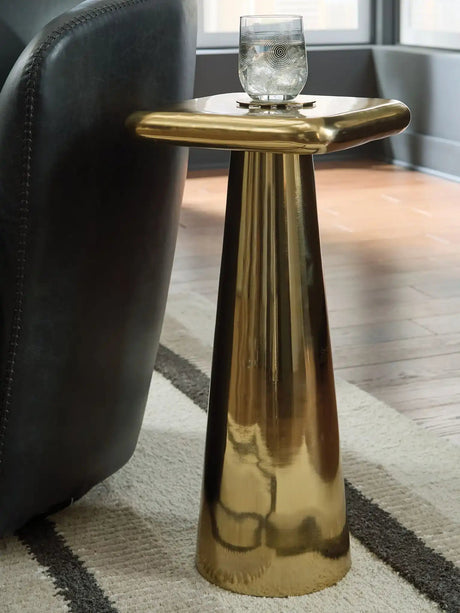 Dallenburg - Accent Table - Gold Finish - Best Buy Furniture