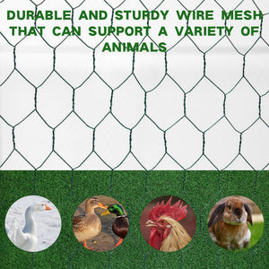 Outdoor Chicken Coop Large Space With Safety Features - Silver Gray