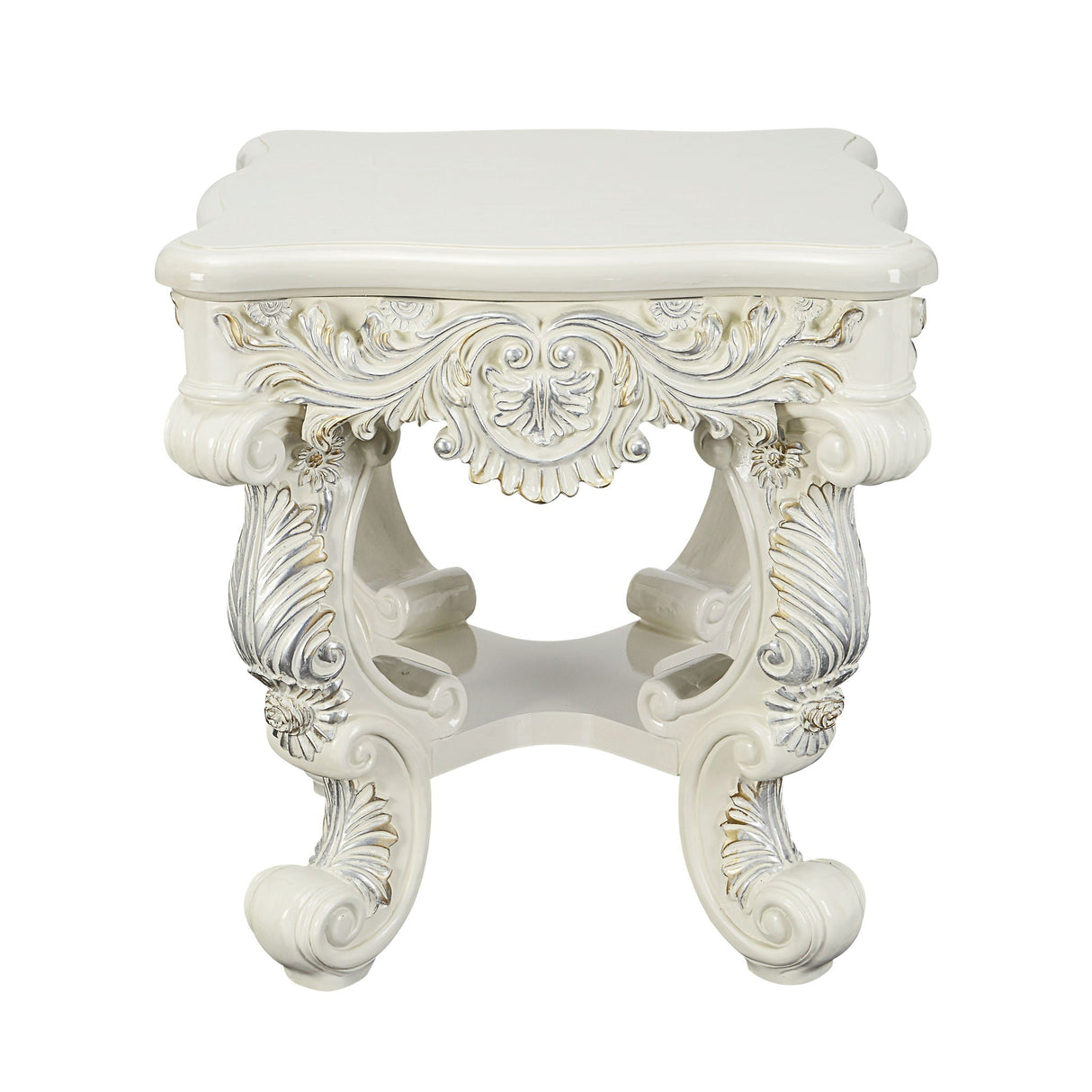 Adara Elegant White Coffee Table