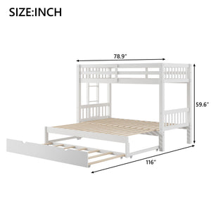Smooth Mobility Bunk Bed With Trundle