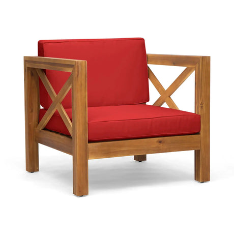 Brava - Mid - Century Modern Club Chair With Water Resistant Cushions - Best Buy Furniture