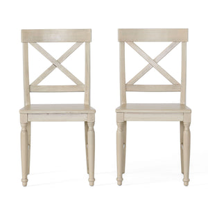 Dining Chair With X Shaped Back (Set of 2) - Best Buy Furniture