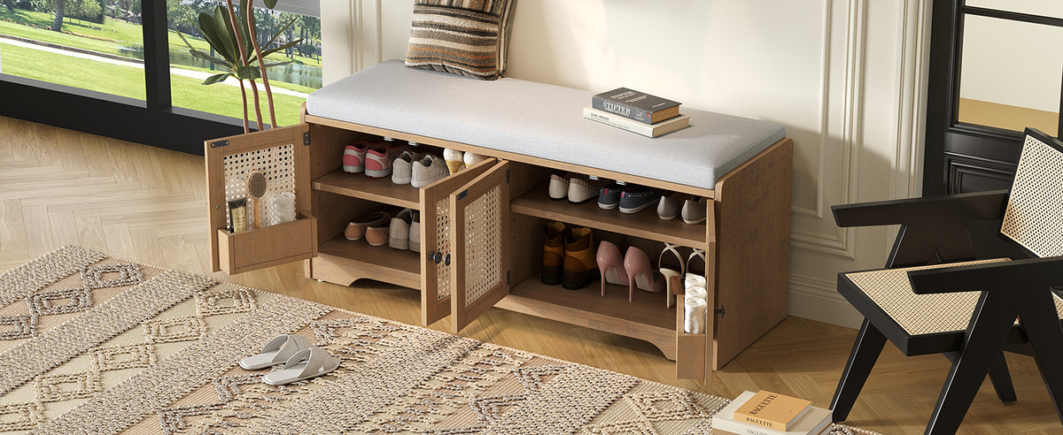 TREXM Rustic Storage Bench