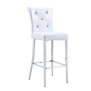 Bar Chairs & Crystal Clasp Design (Set of 2)