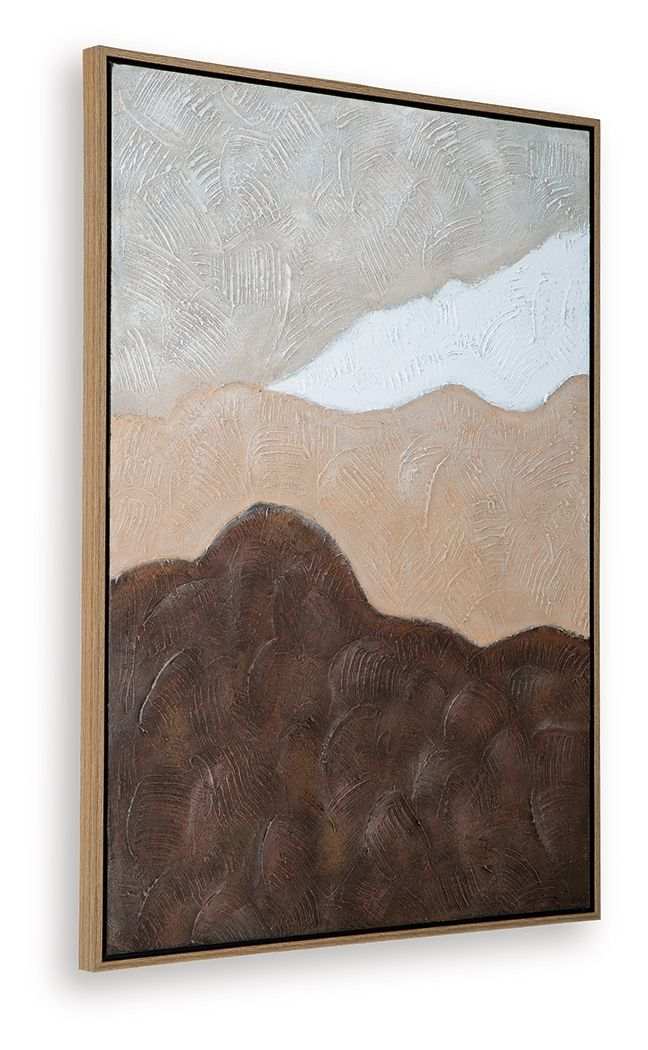Fanthorne - Wall Art - Tan / Brown / White - Best Buy Furniture