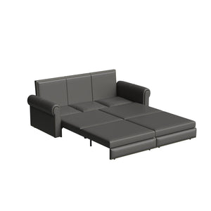 Chesterfield Sofa & Pull Out Bed
