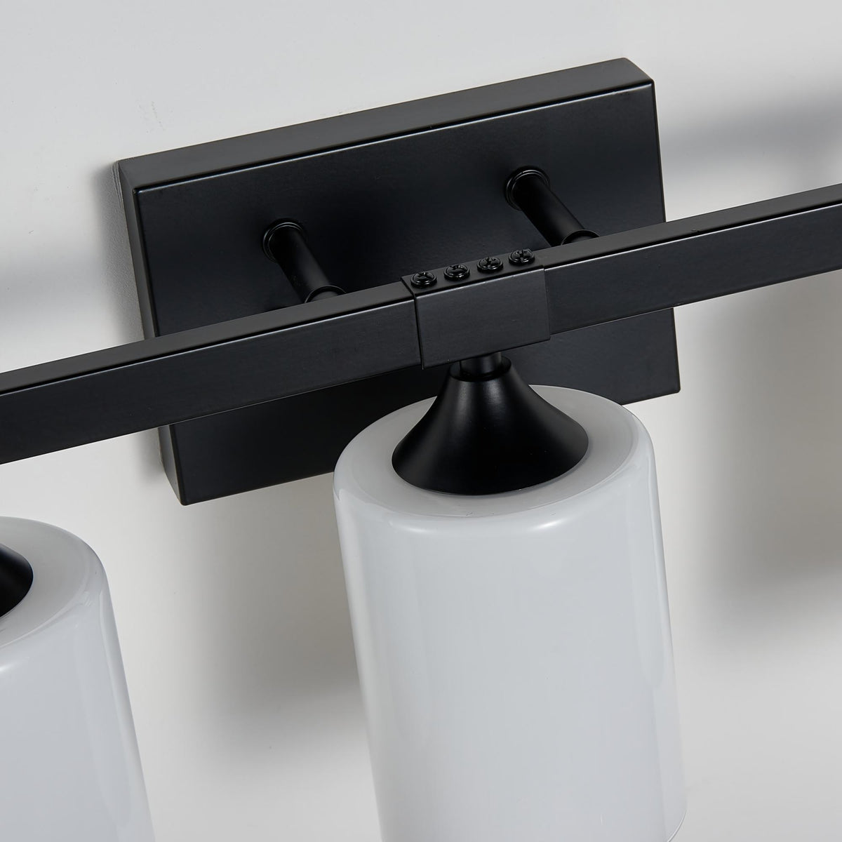 5-Light Matte Black Bathroom Lighting